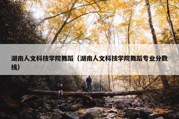 湖南人文科技学院舞蹈（湖南人文科技学院舞蹈专业分数线）
