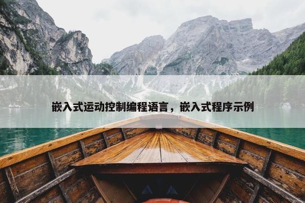 嵌入式运动控制编程语言，嵌入式程序示例