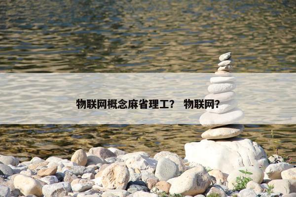 物联网概念麻省理工？ 物联网？