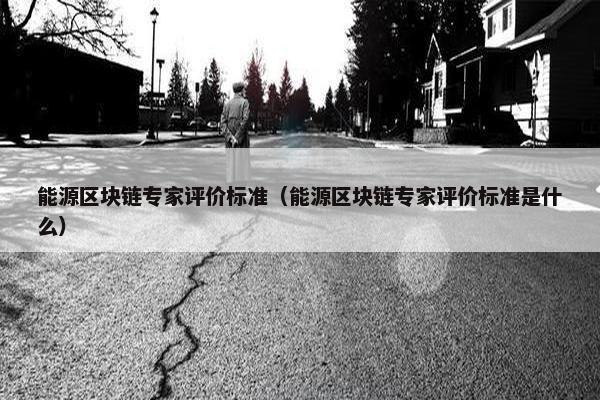 能源区块链专家评价标准（能源区块链专家评价标准是什么）