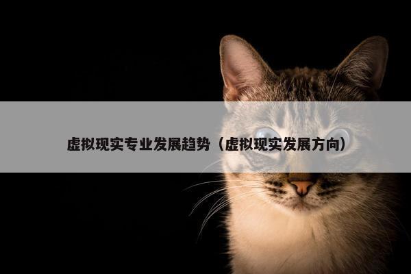 虚拟现实专业发展趋势（虚拟现实发展方向）
