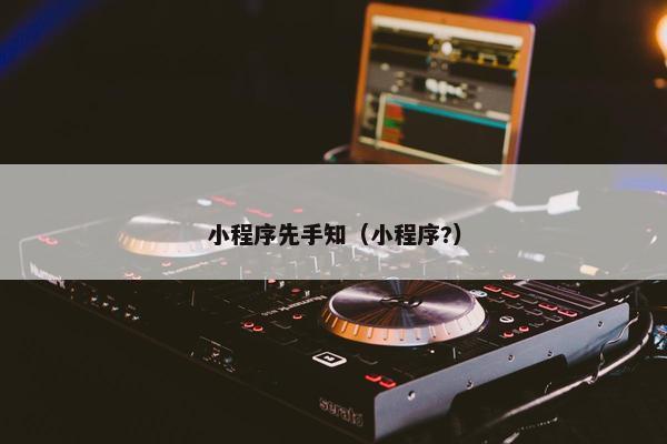 小程序先手知（小程序?）
