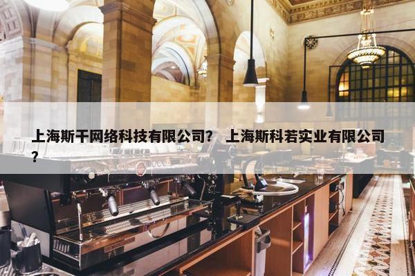上海斯干网络科技有限公司？ 上海斯科若实业有限公司？