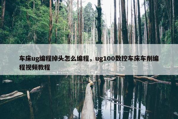 车床ug编程掉头怎么编程，ug100数控车床车削编程视频教程