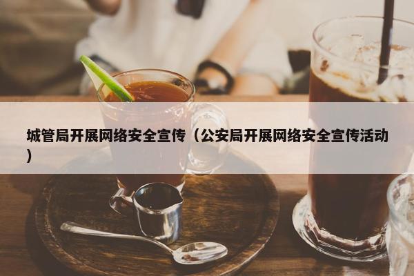 城管局开展网络安全宣传（公安局开展网络安全宣传活动）