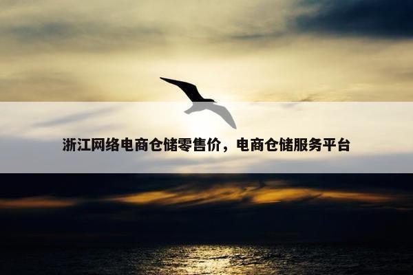 浙江网络电商仓储零售价，电商仓储服务平台