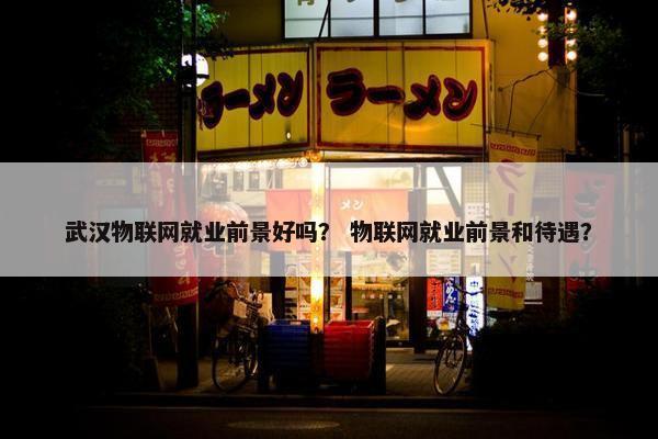 武汉物联网就业前景好吗？ 物联网就业前景和待遇？