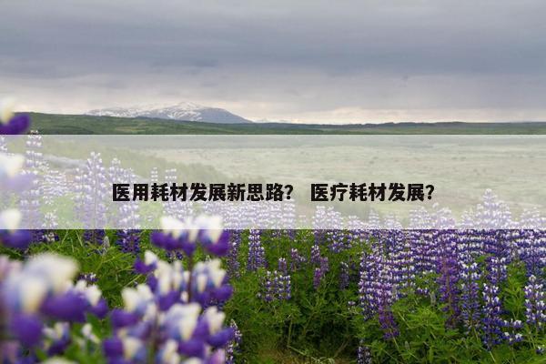 医用耗材发展新思路？ 医疗耗材发展？