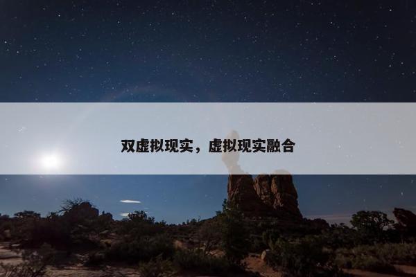 双虚拟现实，虚拟现实融合