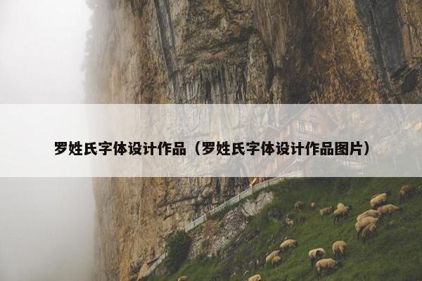 罗姓氏字体设计作品（罗姓氏字体设计作品图片）