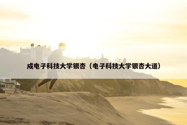 成电子科技大学银杏（电子科技大学银杏大道）