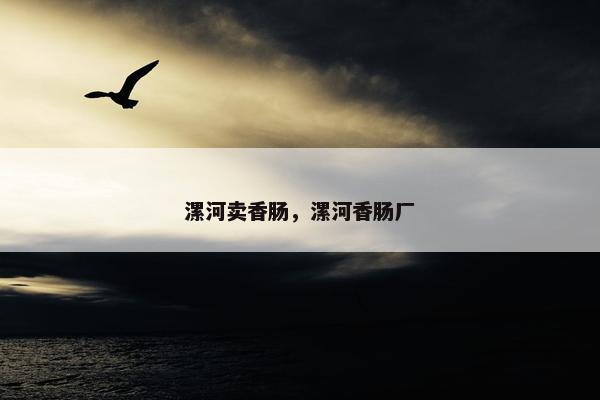 漯河卖香肠，漯河香肠厂