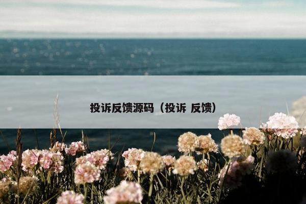 投诉反馈源码（投诉 反馈）