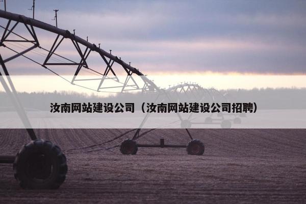 汝南网站建设公司（汝南网站建设公司招聘）