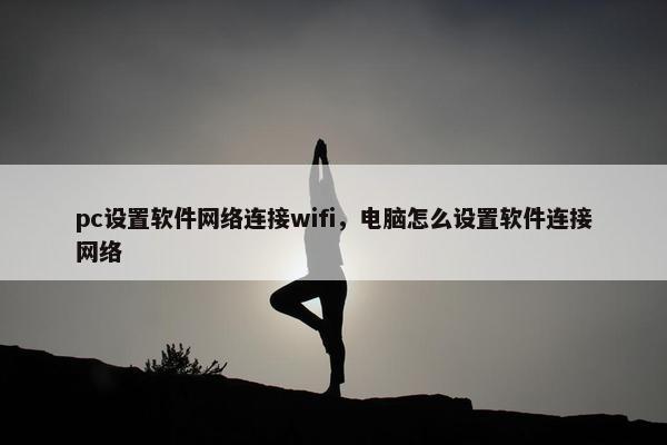 pc设置软件网络连接wifi，电脑怎么设置软件连接网络