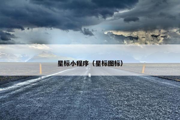 星标小程序（星标图标）