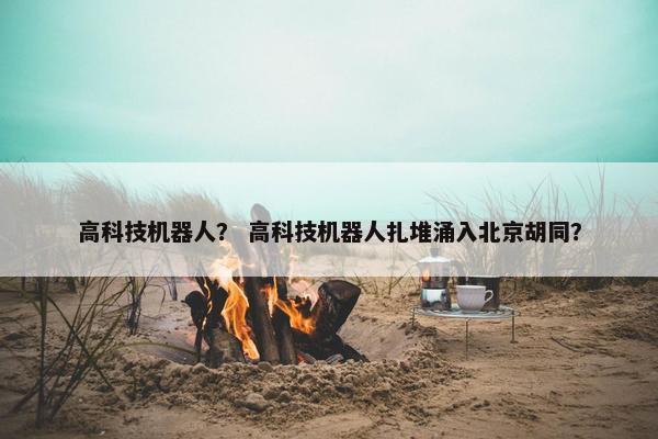 高科技机器人？ 高科技机器人扎堆涌入北京胡同？