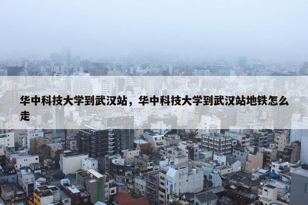 华中科技大学到武汉站，华中科技大学到武汉站地铁怎么走