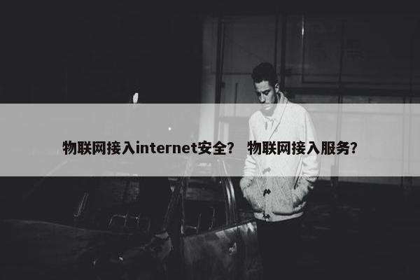 物联网接入internet安全？ 物联网接入服务？