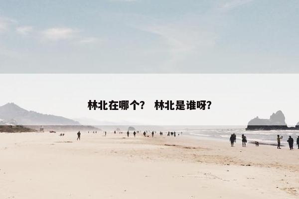 林北在哪个？ 林北是谁呀？