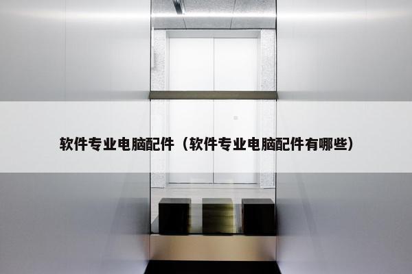 软件专业电脑配件（软件专业电脑配件有哪些）