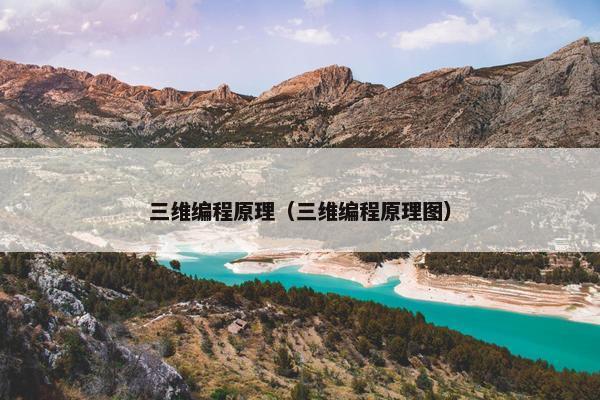 三维编程原理（三维编程原理图）