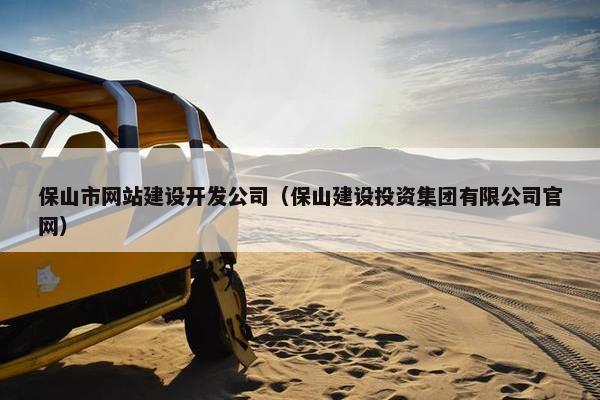 保山市网站建设开发公司（保山建设投资集团有限公司官网）