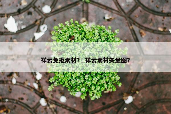 祥云免抠素材？ 祥云素材矢量图？