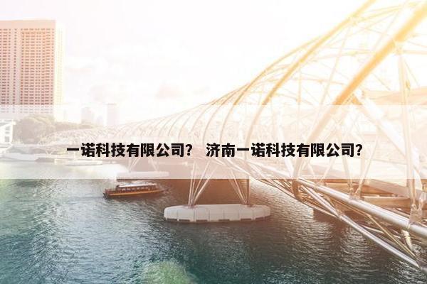 一诺科技有限公司？ 济南一诺科技有限公司？