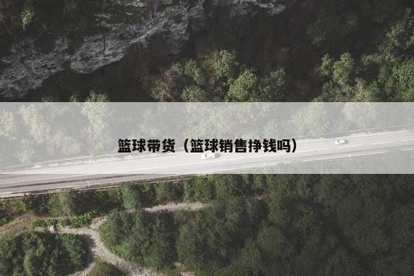 篮球带货（篮球销售挣钱吗）
