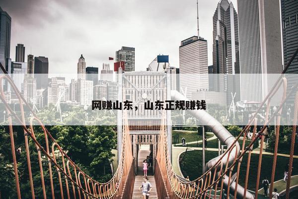 网赚山东，山东正规赚钱