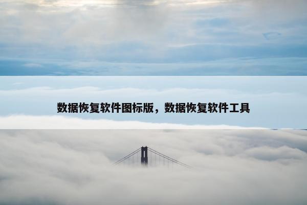 数据恢复软件图标版，数据恢复软件工具