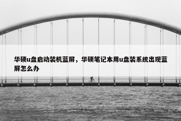 华硕u盘启动装机蓝屏，华硕笔记本用u盘装系统出现蓝屏怎么办