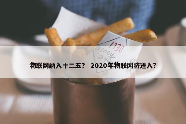 物联网纳入十二五？ 2020年物联网将进入？