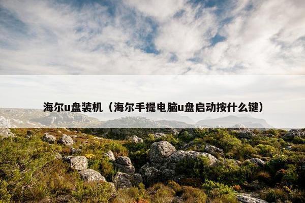 海尔u盘装机（海尔手提电脑u盘启动按什么键）