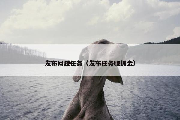 发布网赚任务（发布任务赚佣金）
