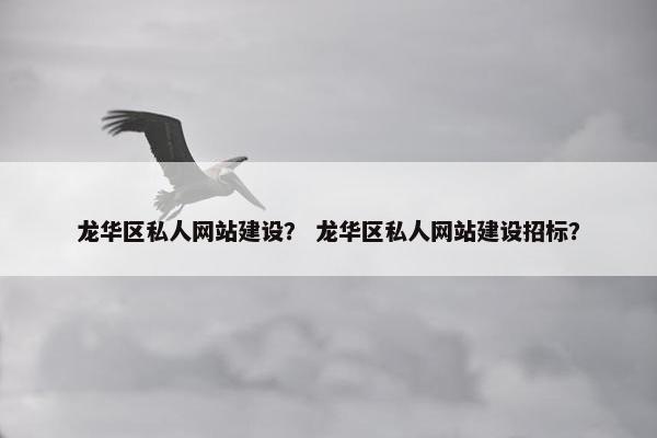 龙华区私人网站建设？ 龙华区私人网站建设招标？