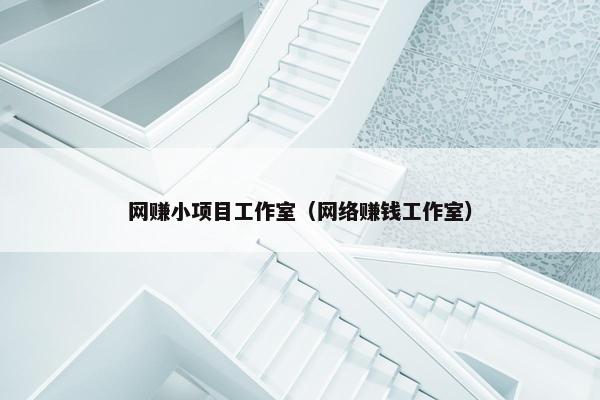 网赚小项目工作室（网络赚钱工作室）