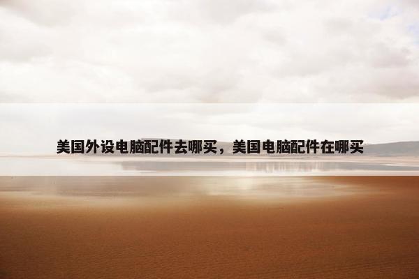 美国外设电脑配件去哪买，美国电脑配件在哪买