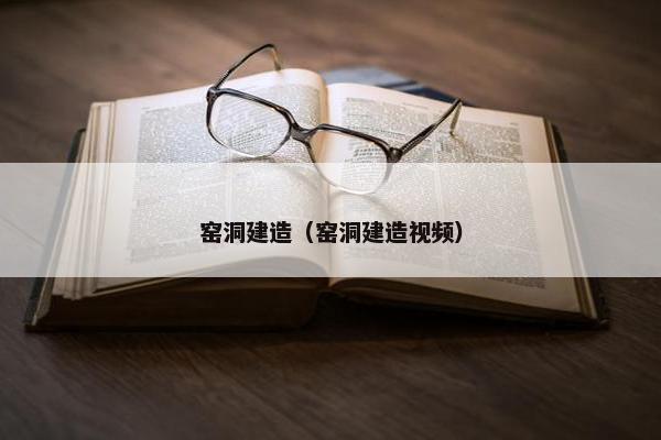 窑洞建造（窑洞建造视频）