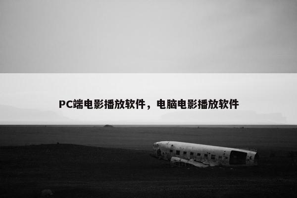 PC端电影播放软件，电脑电影播放软件