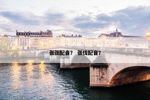 张张配音？ 张伐配音？