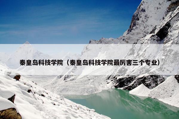 秦皇岛科技学院（秦皇岛科技学院最厉害三个专业）