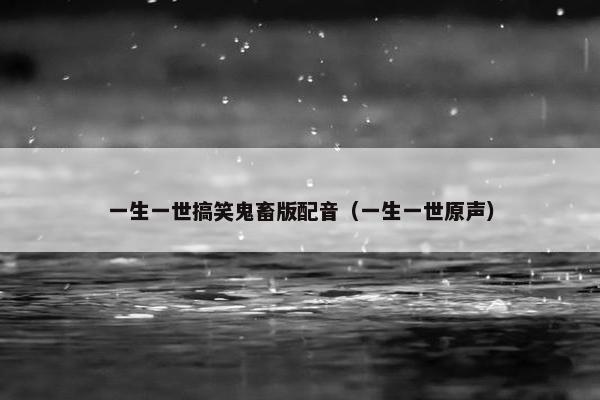 一生一世搞笑鬼畜版配音（一生一世原声）