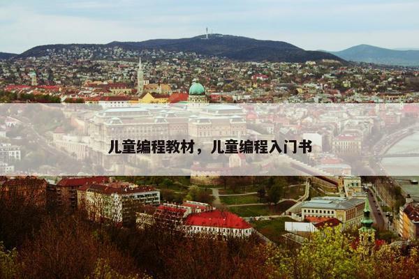 儿童编程教材，儿童编程入门书