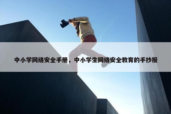 中小学网络安全手册，中小学生网络安全教育的手抄报