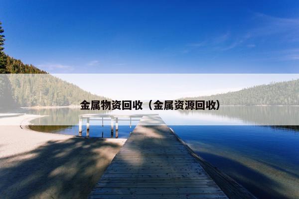 金属物资回收（金属资源回收）