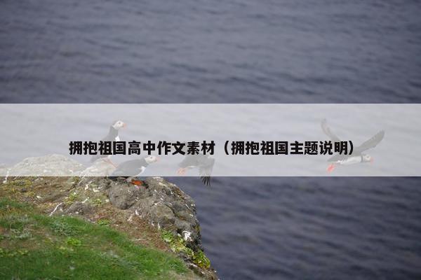 拥抱祖国高中作文素材（拥抱祖国主题说明）