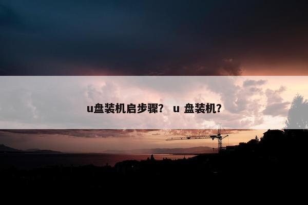 u盘装机启步骤？ u 盘装机？
